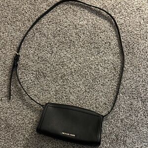 Michael Kors leather Black Crossbody Bag
